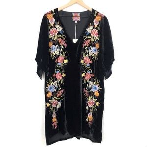 JOHNNY WAS ISLA VELVET KIMONO DRESS